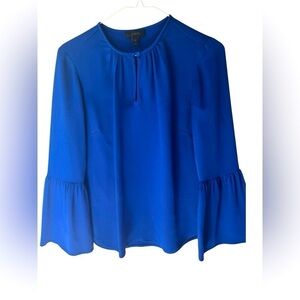 J CREW Blouse, Royal Blue, Size: 00